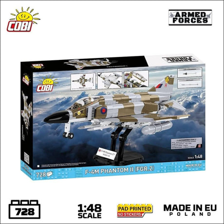 F-4F Phantom II (RAF) brick plane model - COBI 5908 - 728 bricks