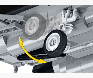 F14 Tomcat Top Gun brick plane model - COBI 5920 - 825 bricks