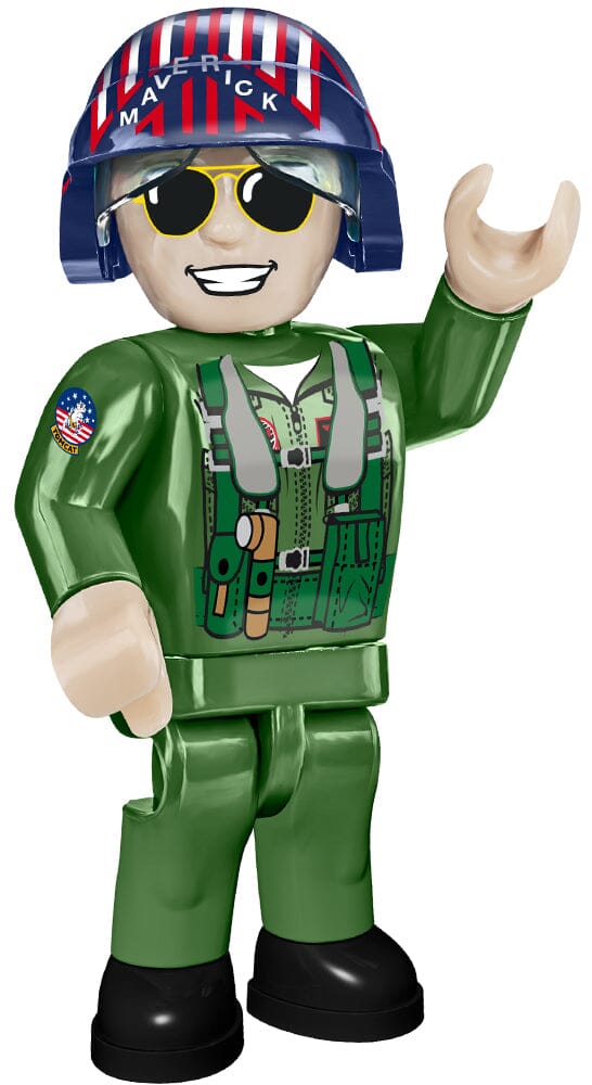 F14 Tomcat Top Gun brick plane model 