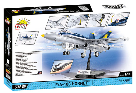 F/A-18C Hornet brick plane model - COBI 5810 - 538 bricks