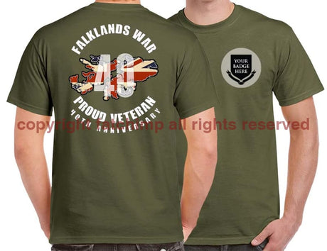 FALKLANDS 40 Double Print T-Shirt