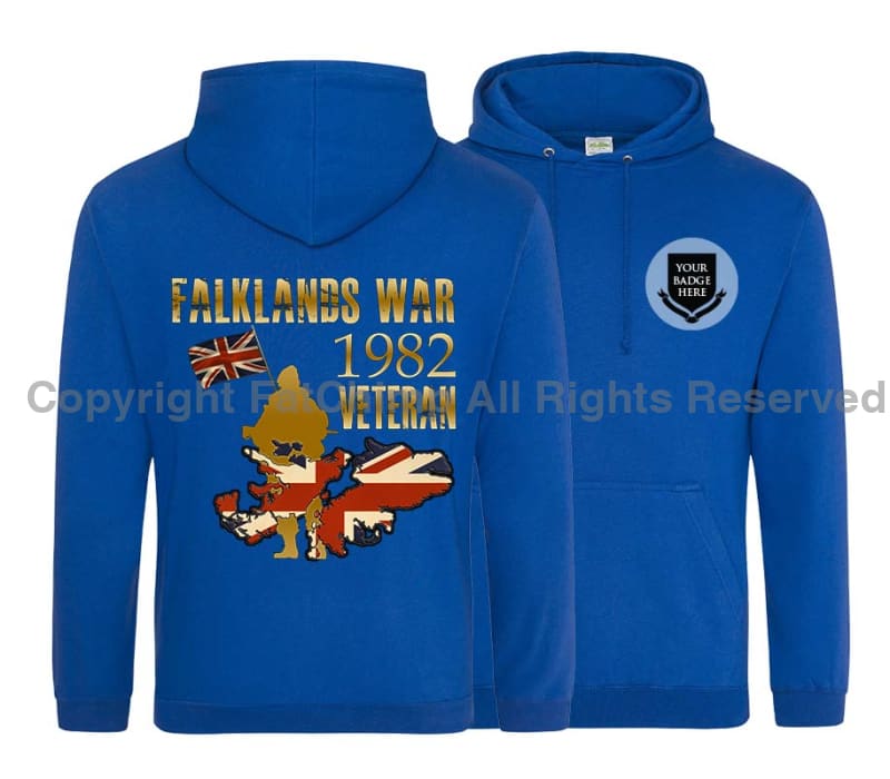 Falklands Veteran Double Printed Hoodie