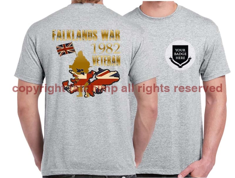 FALKLANDS WAR VETERAN Double Print T-Shirt