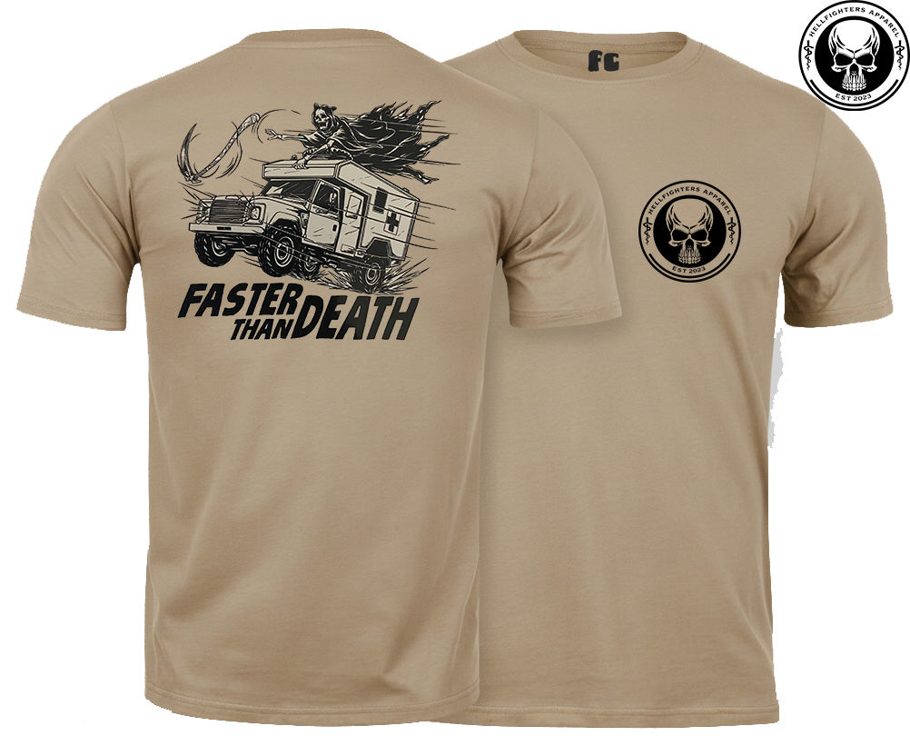 Faster Than Death RAMC Printed T-Shirt