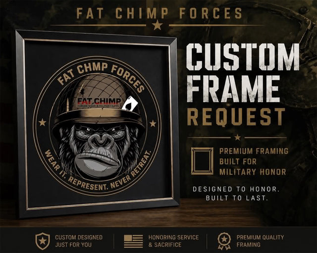 3D Printed Custom Regiment Cap Badge Display Frame