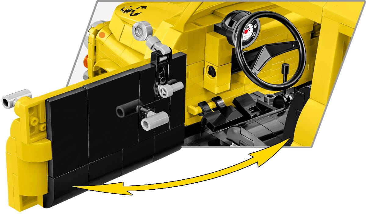 Fiat Abarth 595 brick model car 