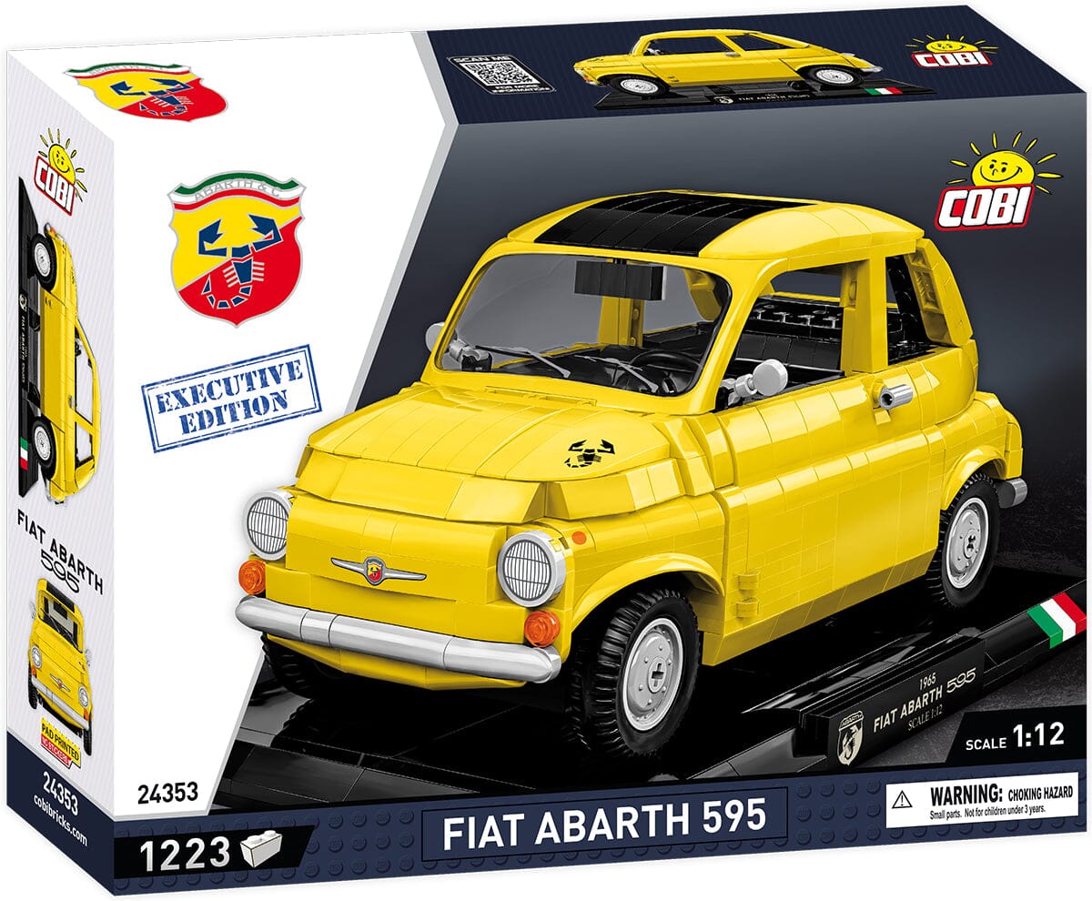 Fiat Abarth 595 brick model car 