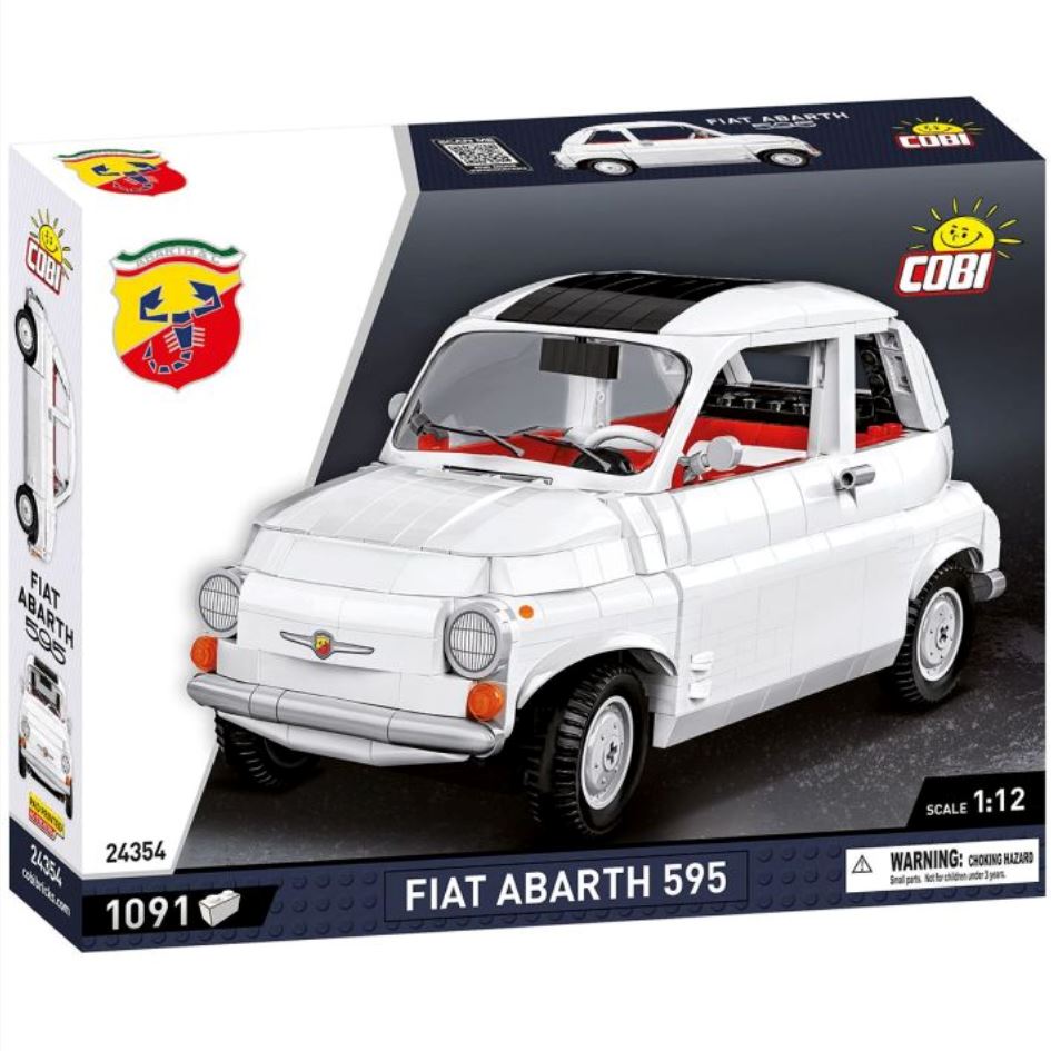 Fiat Abarth 595 brick model car 