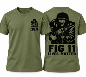 Fig 11 Lives Matter Front and Back Printed T-Shirt