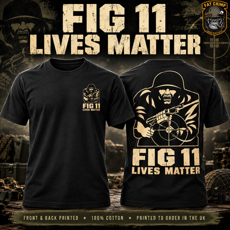 Fig 11 Lives Matter Front and Back Printed T-Shirt