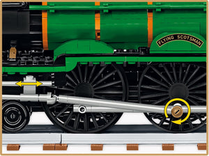 Flying Scotsman locomotive train brick model 