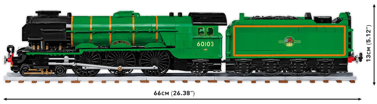 Flying Scotsman locomotive train brick model 