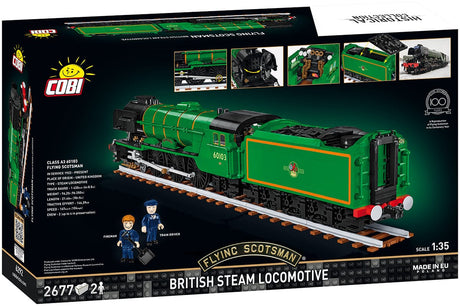 Flying Scotsman locomotive train brick model 
