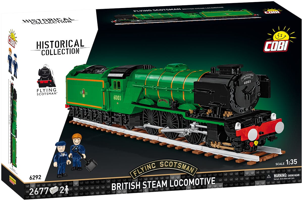 Flying Scotsman locomotive train brick model 