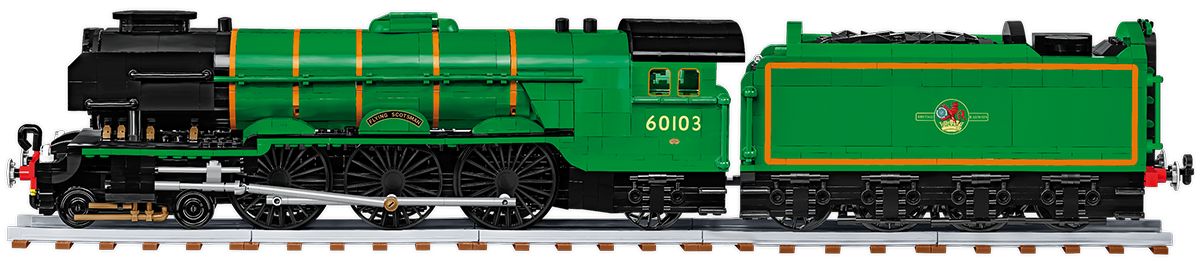 Flying Scotsman locomotive train brick model 