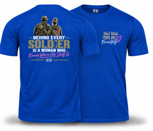 Forces Wife Double Print T-Shirt