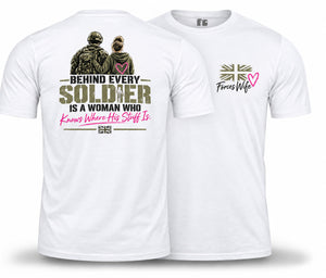 Forces Wife Double Print T-Shirt