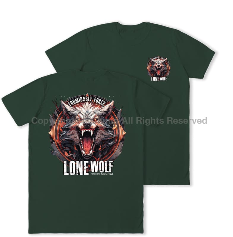 Formidable Force 'Lone Wolf' Double Printed T-Shirt