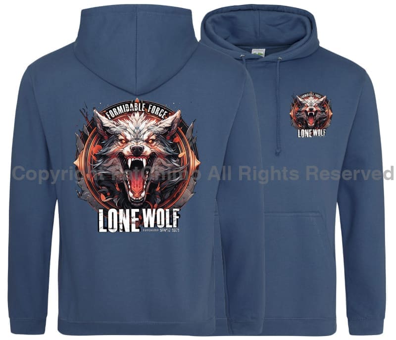 Formidable Force 'Lone Wolf' Double Side Printed Hoodie