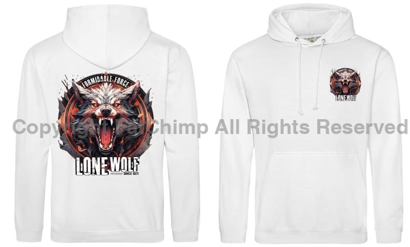 Formidable Force 'Lone Wolf' Double Side Printed Hoodie