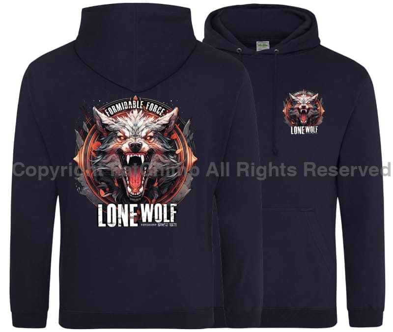 Formidable Force 'Lone Wolf' Double Side Printed Hoodie