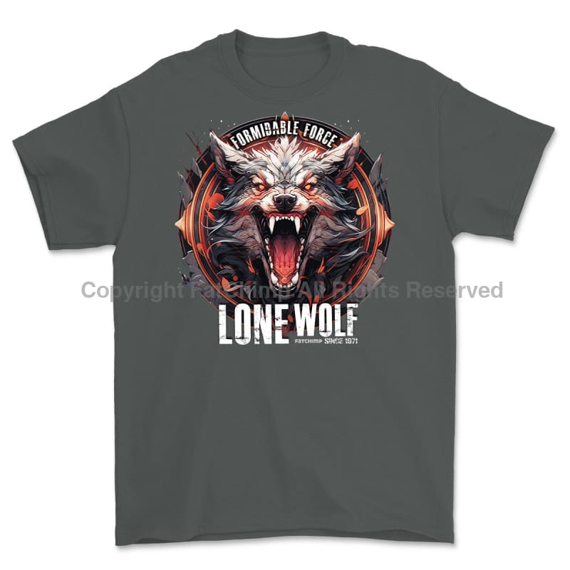 Formidable Force 'Lone Wolf' Printed T-Shirt