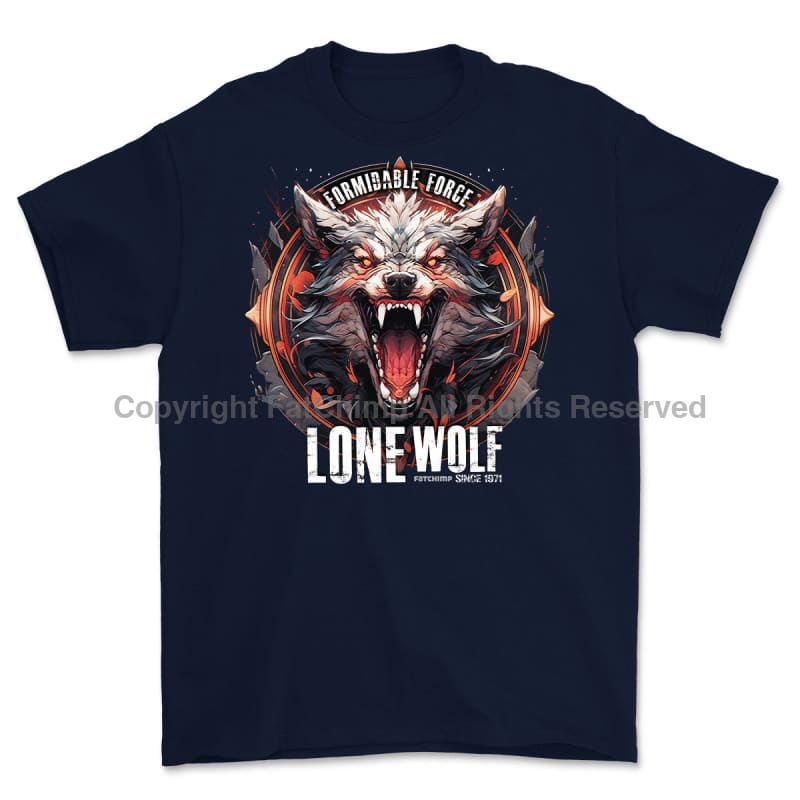 Formidable Force 'Lone Wolf' Printed T-Shirt