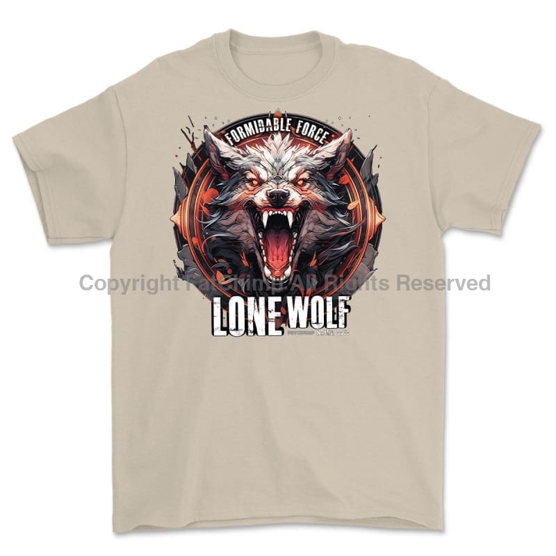 Formidable Force 'Lone Wolf' Printed T-Shirt