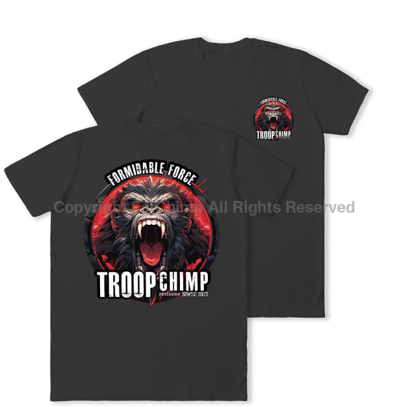 Formidable Force 'Troop Chimp' Double Printed T-Shirt