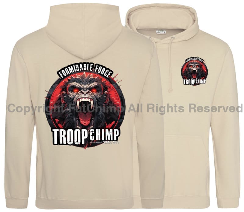 Formidable Force 'Troop Chimp' Double Side Printed Hoodie