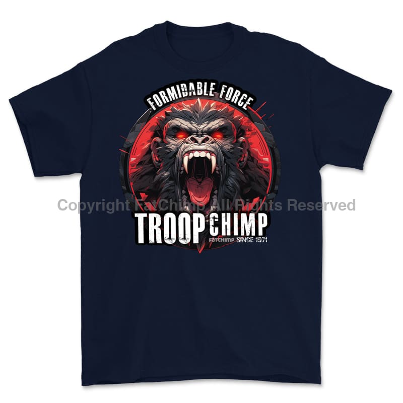 Formidable Force 'Troop Chimp' Printed T-Shirt