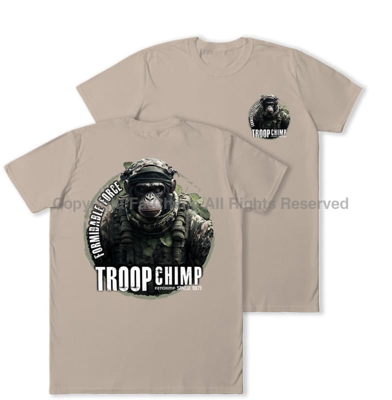 Formidable Force 'Troop Chimp QRF' Double Printed T-Shirt