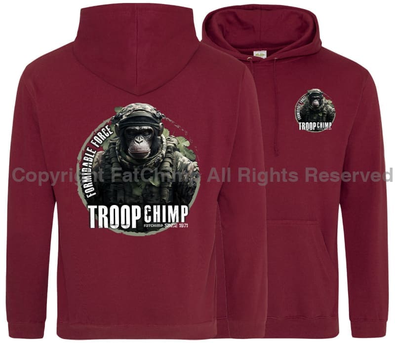 Formidable Force 'Troop Chimp QRF' Double Side Printed Hoodie
