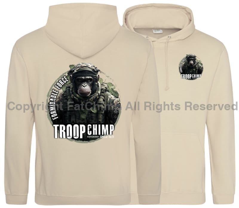 Formidable Force 'Troop Chimp QRF' Double Side Printed Hoodie