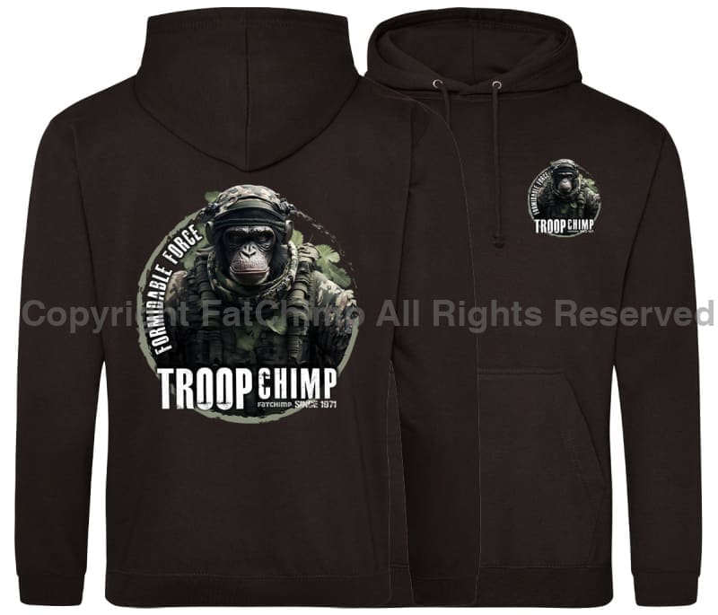 Formidable Force 'Troop Chimp QRF' Double Side Printed Hoodie