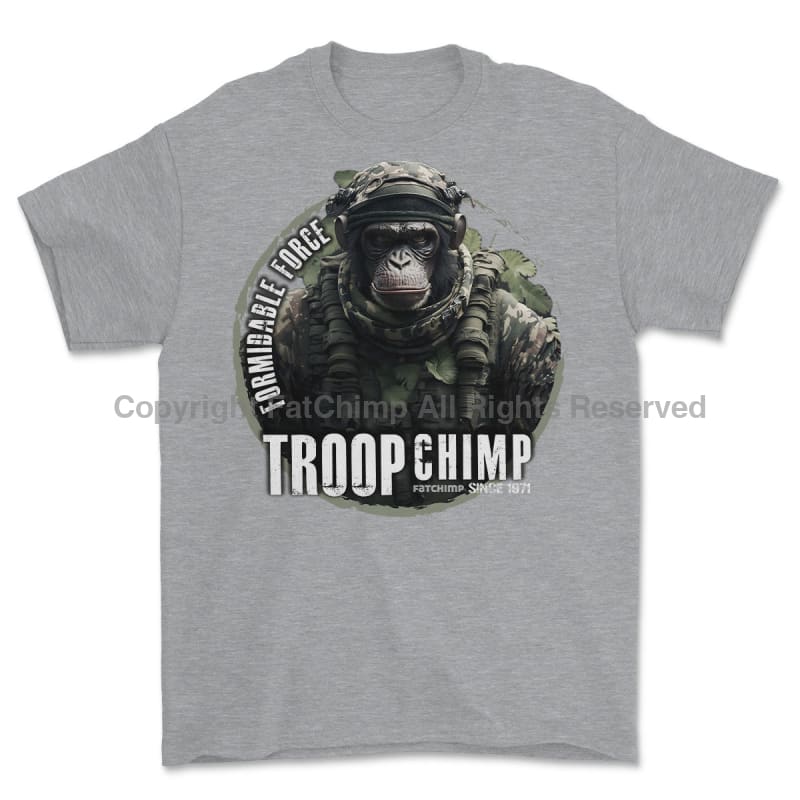 Formidable Force 'Troop Chimp QRF' Printed T-Shirt