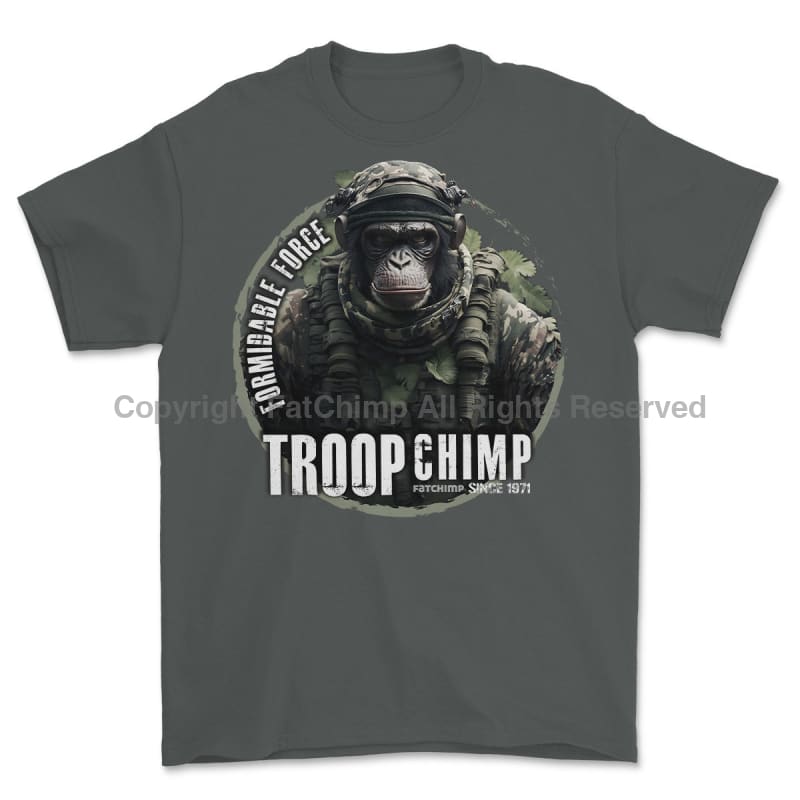 Formidable Force 'Troop Chimp QRF' Printed T-Shirt