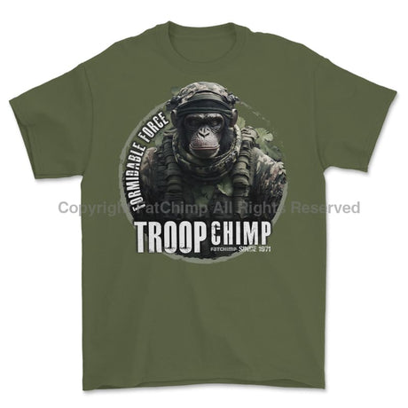 Formidable Force 'Troop Chimp QRF' Printed T-Shirt