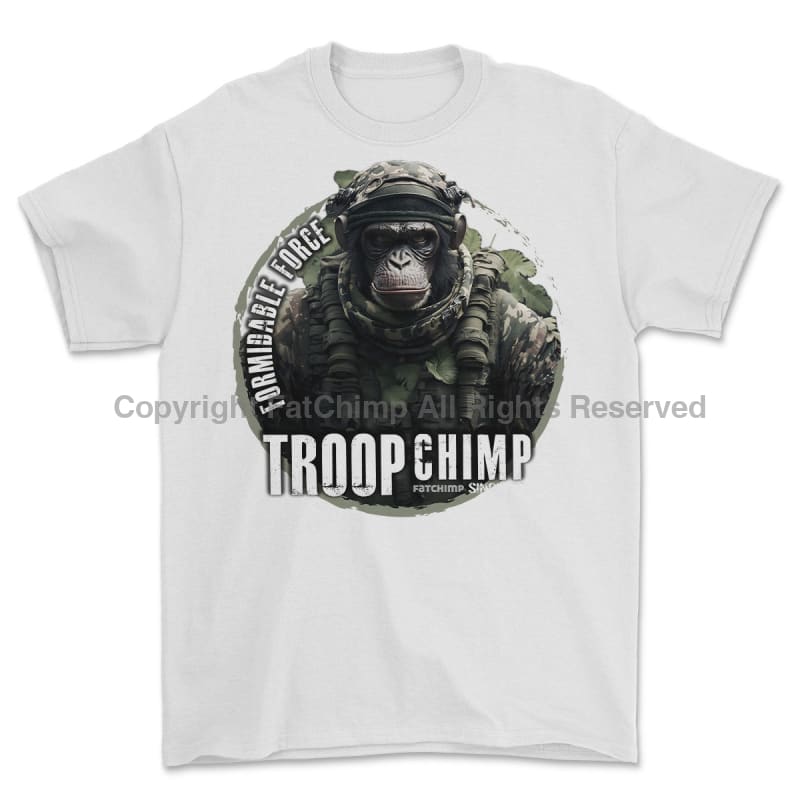 Formidable Force 'Troop Chimp QRF' Printed T-Shirt