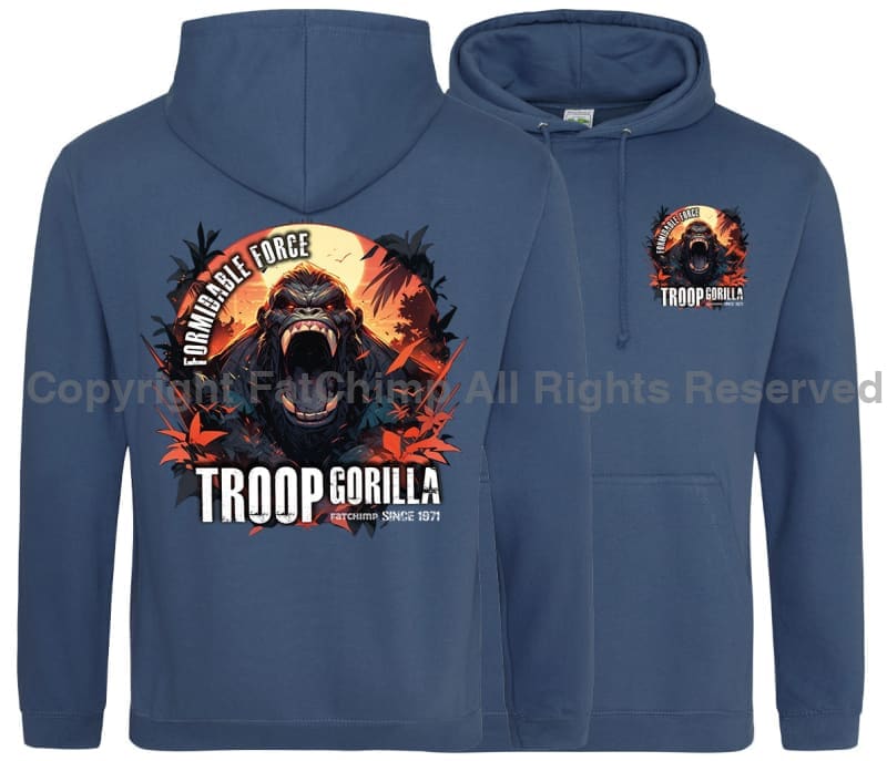 Formidable Force 'Troop Gorilla' Double Side Printed Hoodie