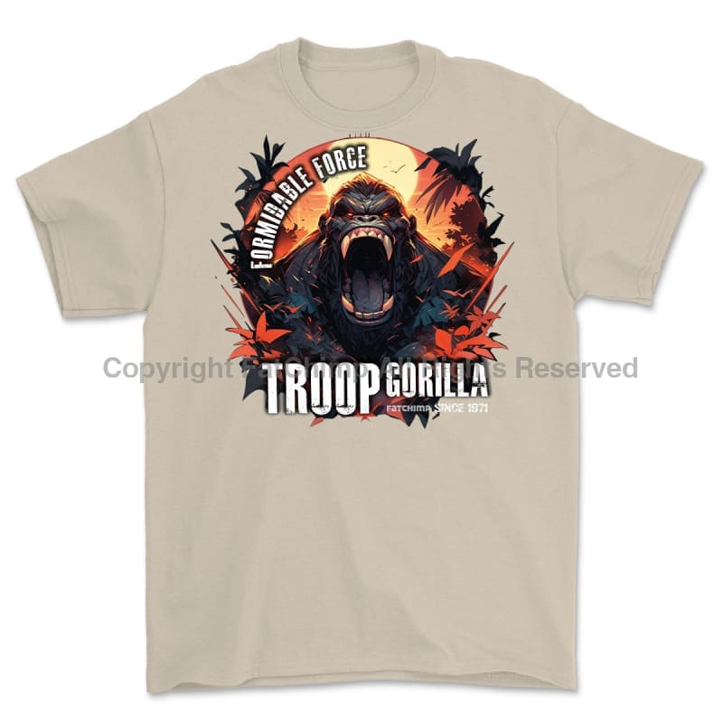 Formidable Force 'Troop Gorilla' Printed T-Shirt