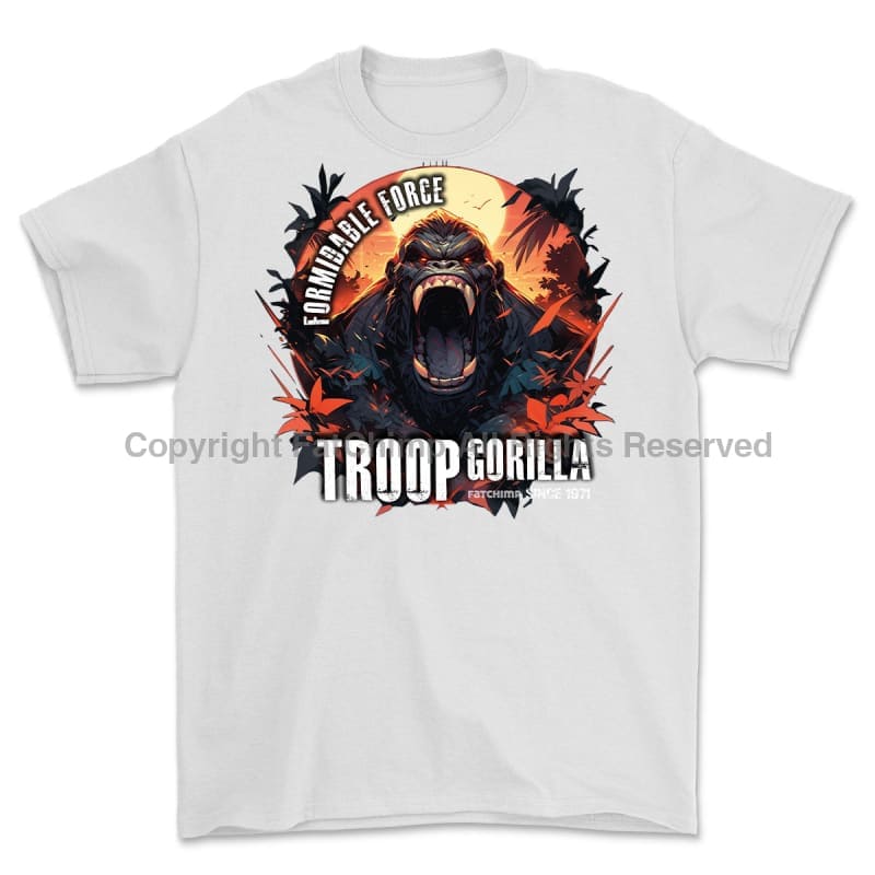Formidable Force 'Troop Gorilla' Printed T-Shirt