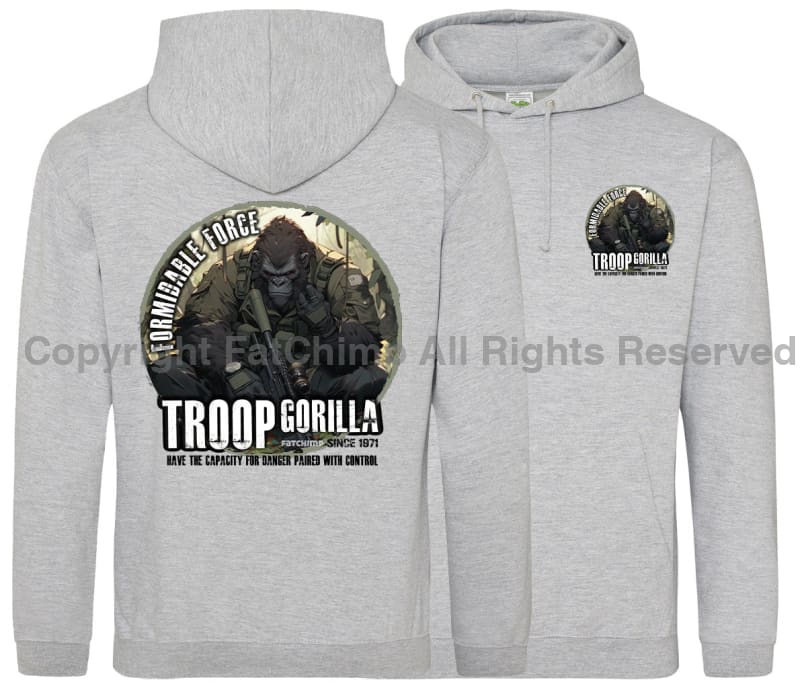 Formidable Force 'Troop Gorilla QRF' Double Side Printed Hoodie