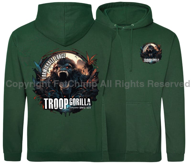 Formidable Force 'Troop Gorilla Special Ops' Double Side Printed Hoodie