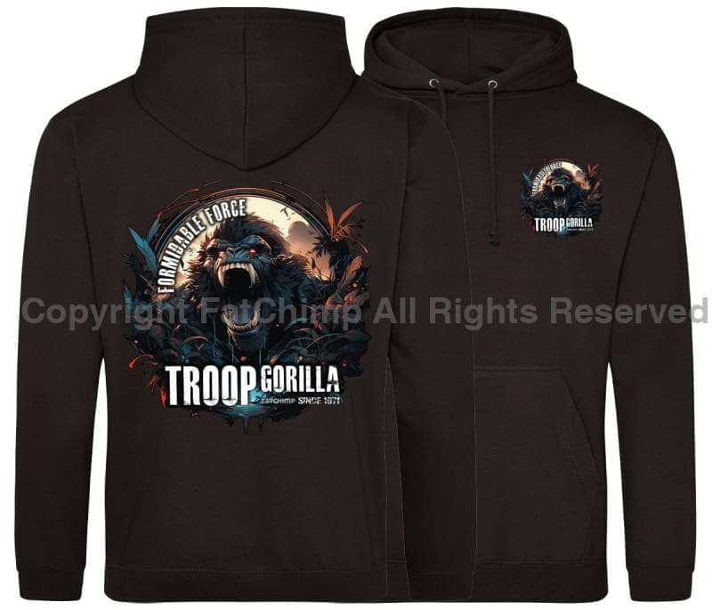 Formidable Force 'Troop Gorilla Special Ops' Double Side Printed Hoodie