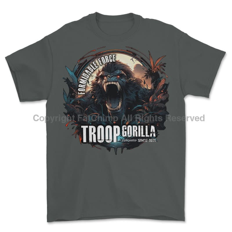Formidable Force 'Troop Gorilla Special Ops' Printed T-Shirt