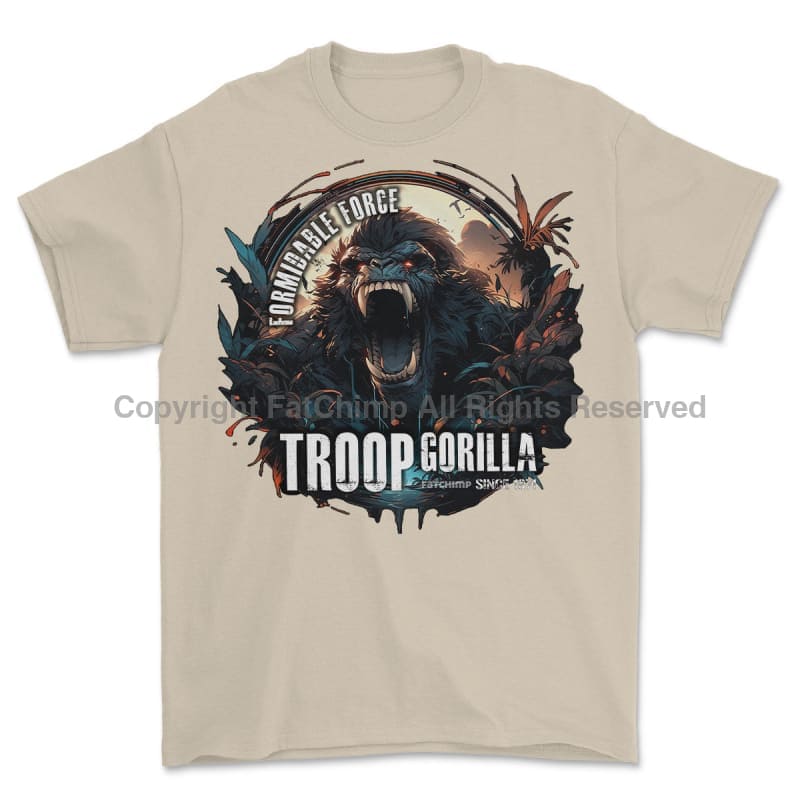 Formidable Force 'Troop Gorilla Special Ops' Printed T-Shirt