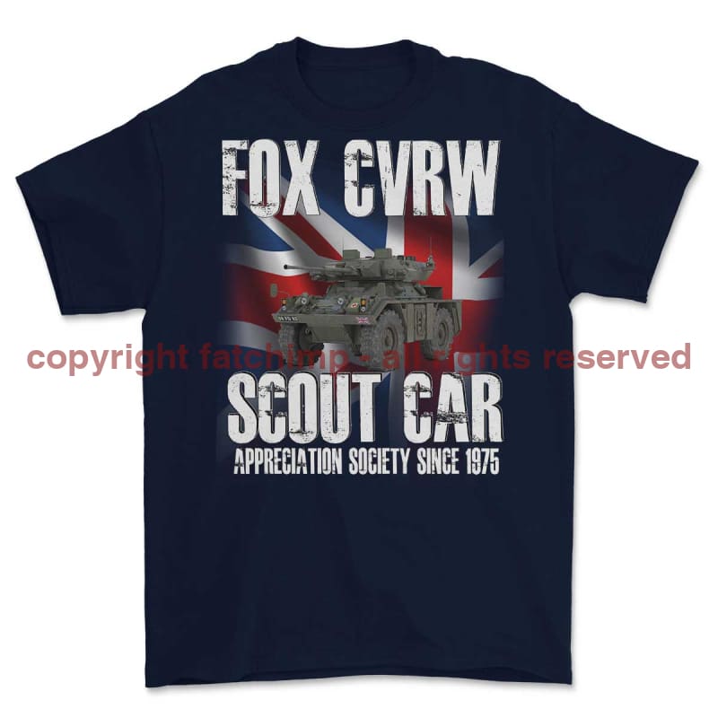 Fox CVRW Scout Car Appreciation Society Printed T-Shirt