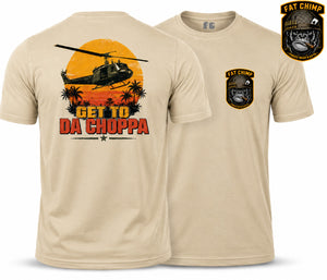 GET TO DA CHOPPER Double Print T-Shirt