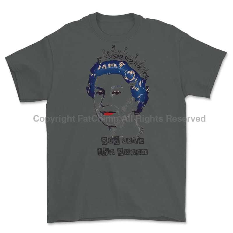 God Save The Queen Commemorative Printed T-Shirt